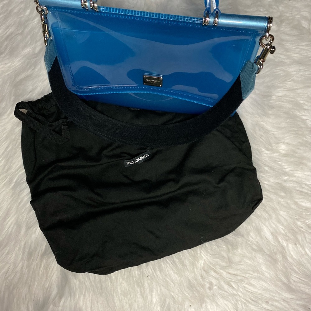 Dolce & Gabbana blue purse